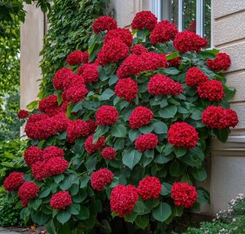 Гортензия крупнолистная Грин Шедоу (Hydrangea macrophylla Green Shadow)