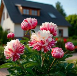 Пион Кэнди Страйп (Paeonia Candy Stripe)