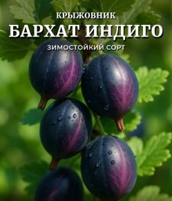 Крыжовник Бархат Индиго